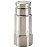 派克FS 系列快換陽(yáng)接頭 - 使用化學(xué)兼容性強(qiáng)的316 不銹鋼材料，無溢流型，承壓可達(dá)2000psi