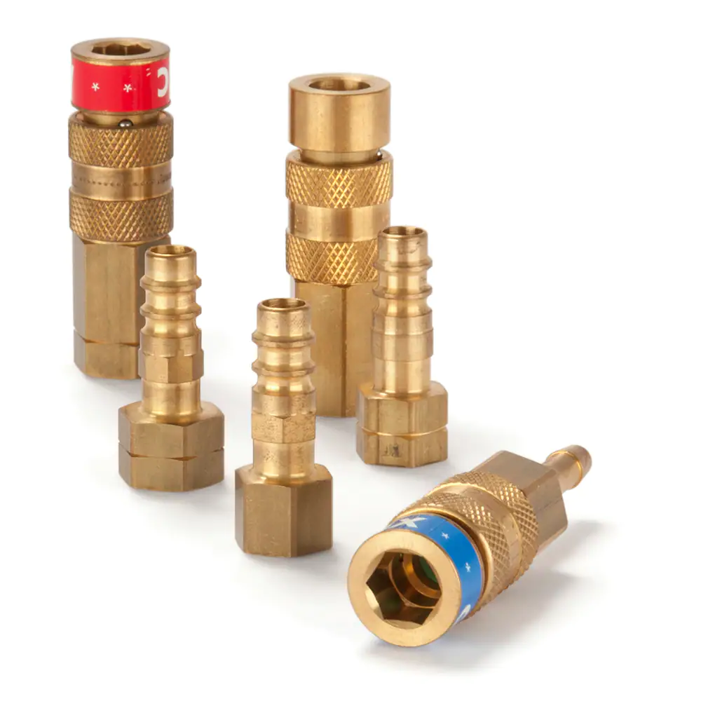 派克65-67 系列，帶標識系統(tǒng)的快換，專為燃氣以及氧氣應(yīng)用而設(shè)計