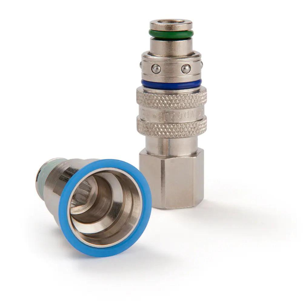 派克608/612系列快換接頭，符合法國(guó)標(biāo)準(zhǔn)結(jié)構(gòu)