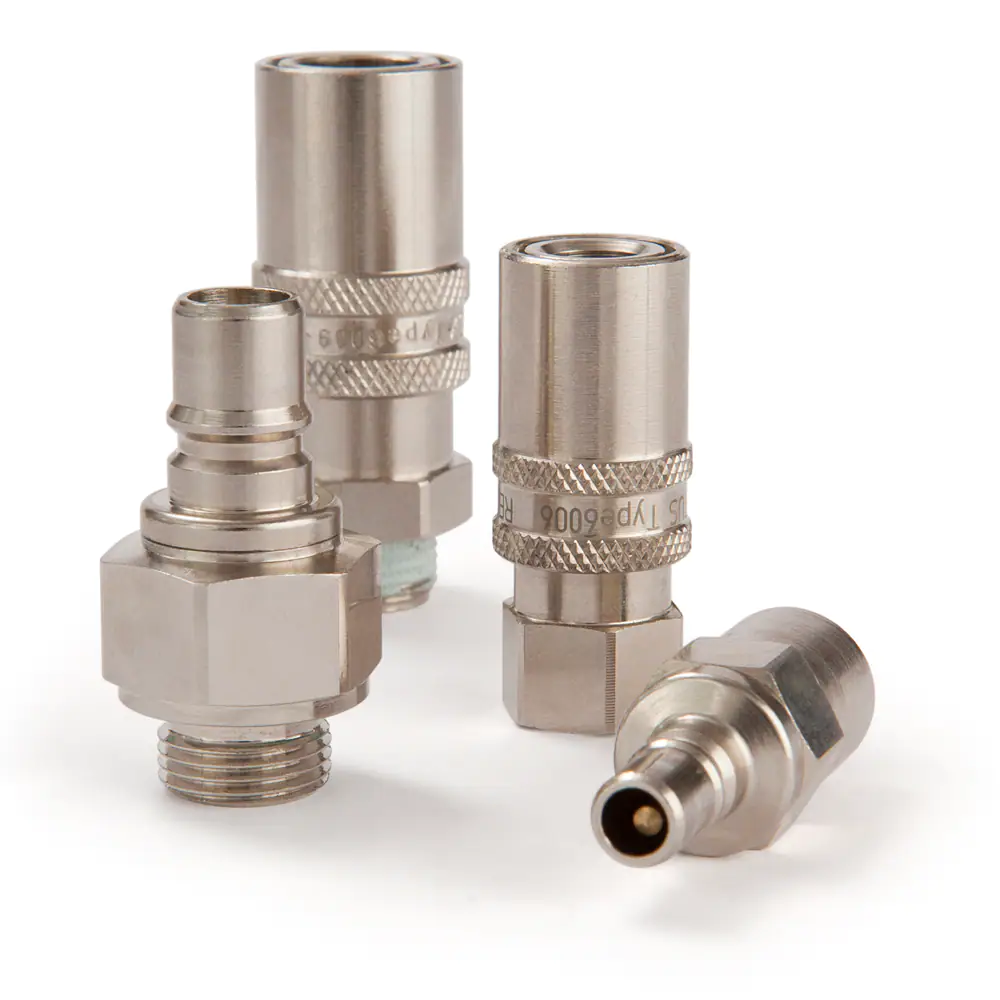 派克6006/6009/6012/6016系列快換接頭，符合法國Frenchmatic I標準結(jié)構(gòu)