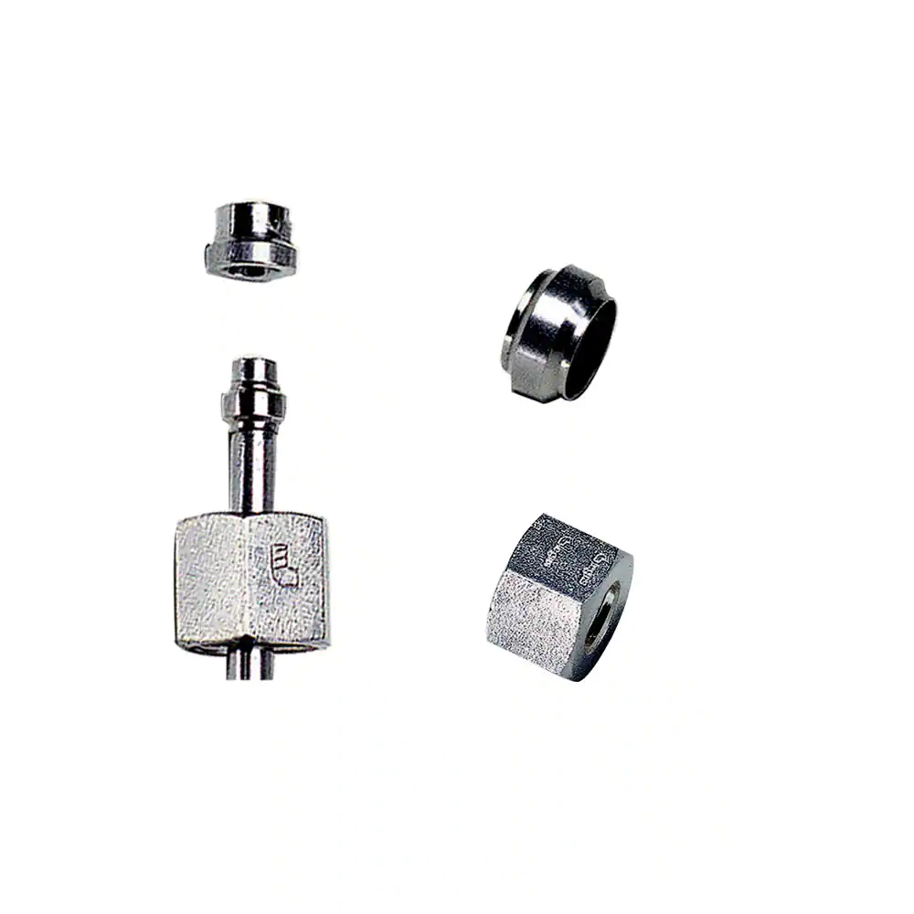 Parker不銹鋼變徑接頭，卡套以及螺母